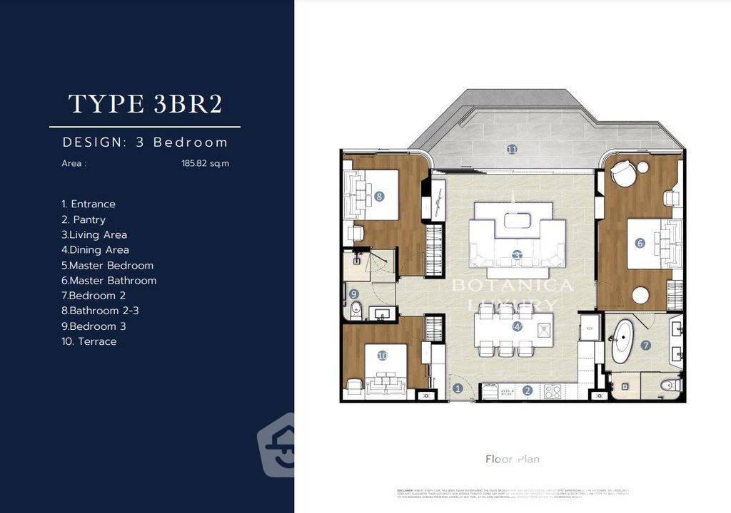 5-BR Condo at Botanica Hythe Condominium close to Laguna (ID 2029046) - image 6