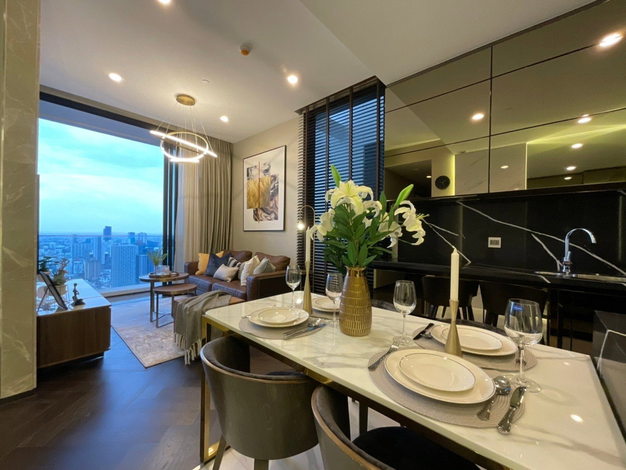 รูป LTH4701 – The Esse Sukhumvit 36 FOR RENT 2 beds 2 baths size 72 Sq.M. Nearby BTS Thonglor station ONLY 88k/Month - รูปที่ 3/6