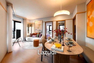 ขายคอนโด : 58.1 ตร.ม.  2 ห้องนอน  2 ห้องน้ำ คอนโดสำหรับ ขายใน ห้วยขวาง