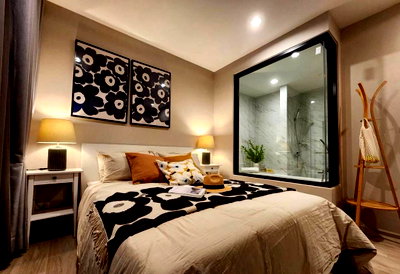 คอนโดให้เช่า : ✅ให้เช่า✅Condo Ideo Mobi Sukhumvit Eastpoint ห้องใหม่ แต่งสวยมาก พร้อมอยู่ค่า