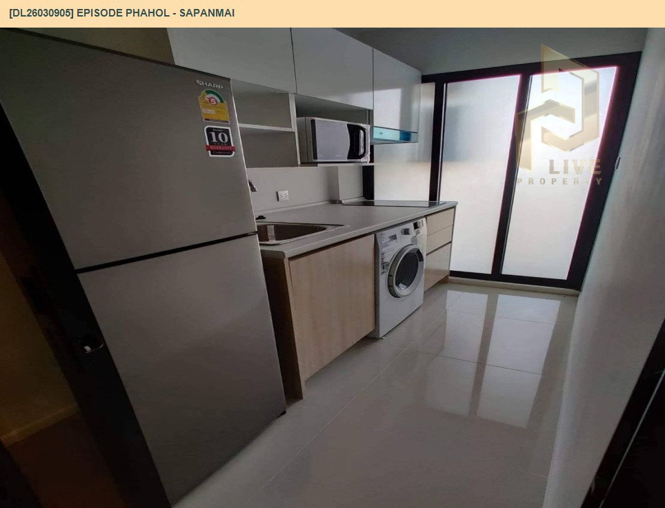 รูป DL26030905 ขายคอนโด เอพพิโซด พหลฯ - สะพานใหม่ (Episode Phahol - Sapanmai) ใกล้ BTS สายหยุด พร้อมเข้าอยู่ โทรด่วน 0656133286 LineID @534wlwof - รูปที่ 4/5