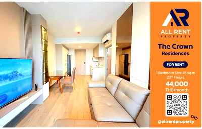 Condos for rent Embassy of the United States : Ultimate Luxury ✨ The Crown Residences for Rent | High Ceiling Design | Near MRT Lumpini & Silom | Heart of Rama 4 | Ready to move in