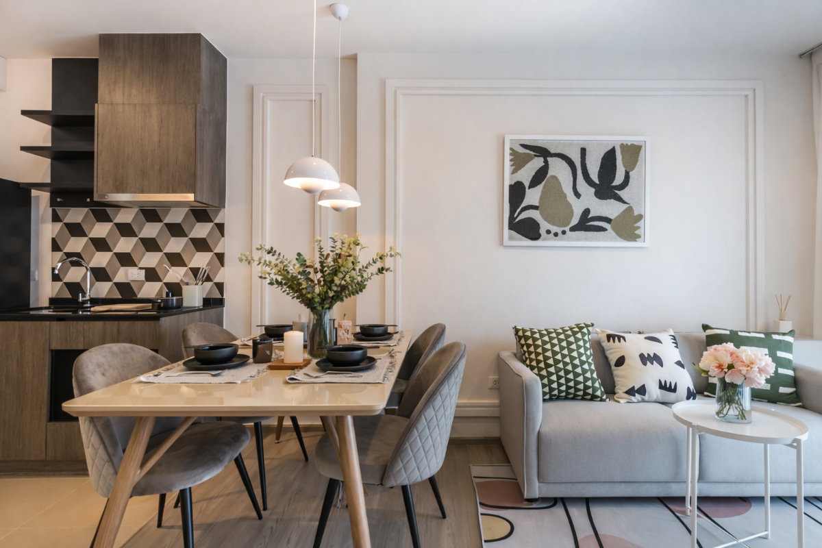 รูป 🍀🍀 Beautiful Room🌸 ให้เช่า📌 เดอะ เบส เพชรบุรี–ทองหล่อ(Line: @rent2022)BTS ทองหล่อ  พร้อมเข้าอยู่ 🔖A10916 - รูปที่ 6/13