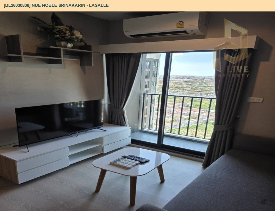 รูป DL26030808 ให้เช่าคอนโด นิว โนเบิล ศรีนครินทร์ - ลาซาล (Nue Noble Srinakarin - Lasalle) ใกล้ MRT ศรีลาซาล พร้อมเข้าอยู่ โทรด่วน 0653619502 LineID @897iyzll - รูปที่ 12/12