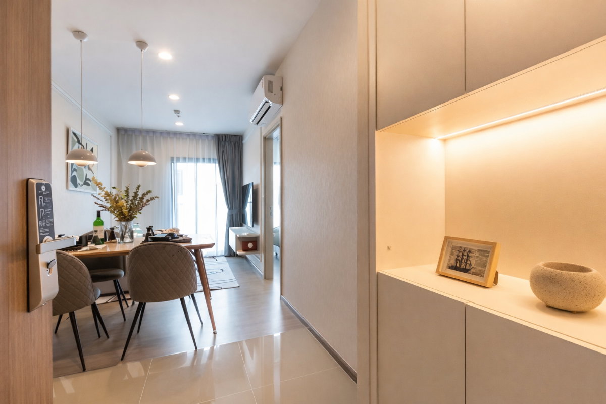 รูป 🍀🍀 Beautiful Room🌸 ให้เช่า📌 เดอะ เบส เพชรบุรี–ทองหล่อ(Line: @rent2022)BTS ทองหล่อ  พร้อมเข้าอยู่ 🔖A10916 - รูปที่ 9/13