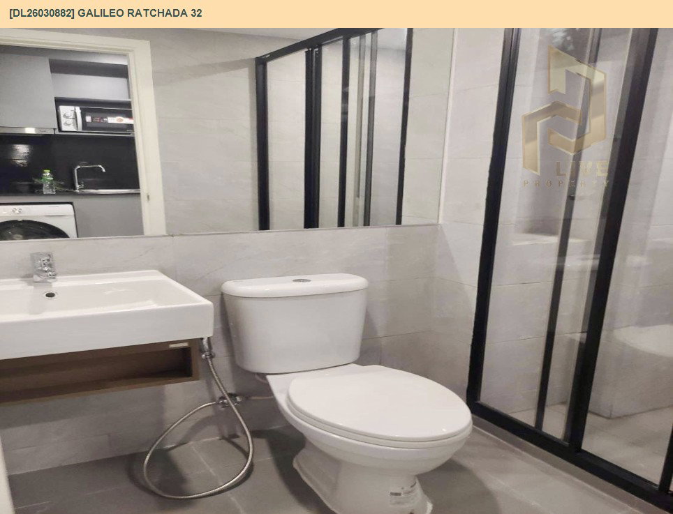 รูป DL26030882 ให้เช่าคอนโด กาลิเลโอ รัชดา 32 (Galileo Ratchada 32) ใกล้ - พร้อมเข้าอยู่ โทรด่วน 0656259498 LineID @257sxzzu - รูปที่ 6/7