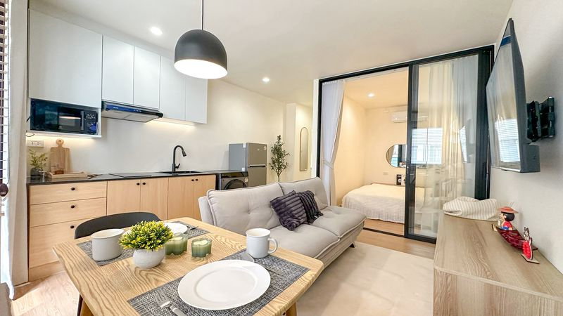 รูป 🎪คอนโดรีโนเวทใหม่ สไตล์ Modern Japandi ใจกลางทำเลทองเชียงใหม่! KN Town Condominium💎 - รูปที่ 1/20