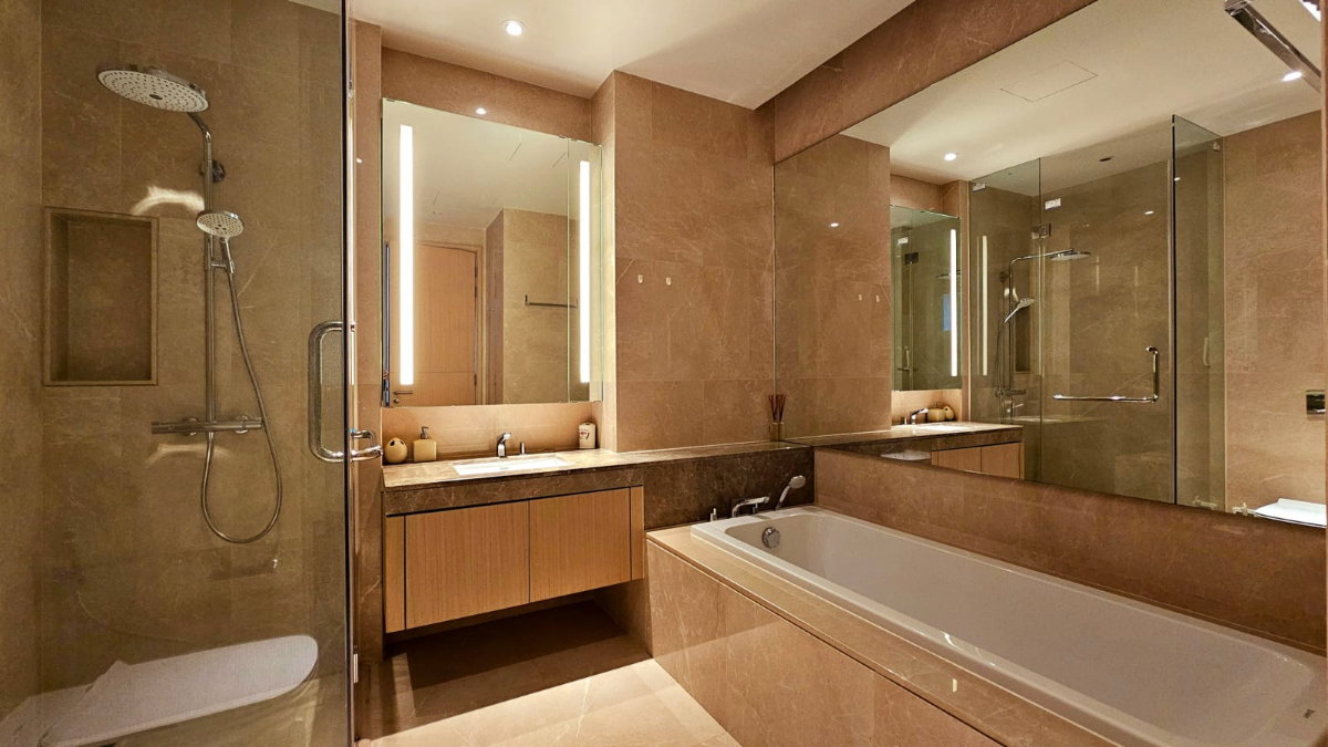 รูป คอนโดหรูริมน้ำ Magnolias Waterfront วิว ICONSIAM ห้องใหญ่ 79 ตร.ม. - รูปที่ 13/19