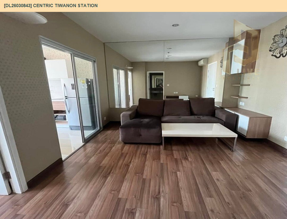 รูป DL26030843 ให้เช่าคอนโด เซ็นทริค ติวานนท์ สเตชั่น (Centric Tiwanon Station) ใกล้ MRT ติวานนท์ พร้อมเข้าอยู่ โทรด่วน 0656133286 LineID @534wlwof - รูปที่ 3/6