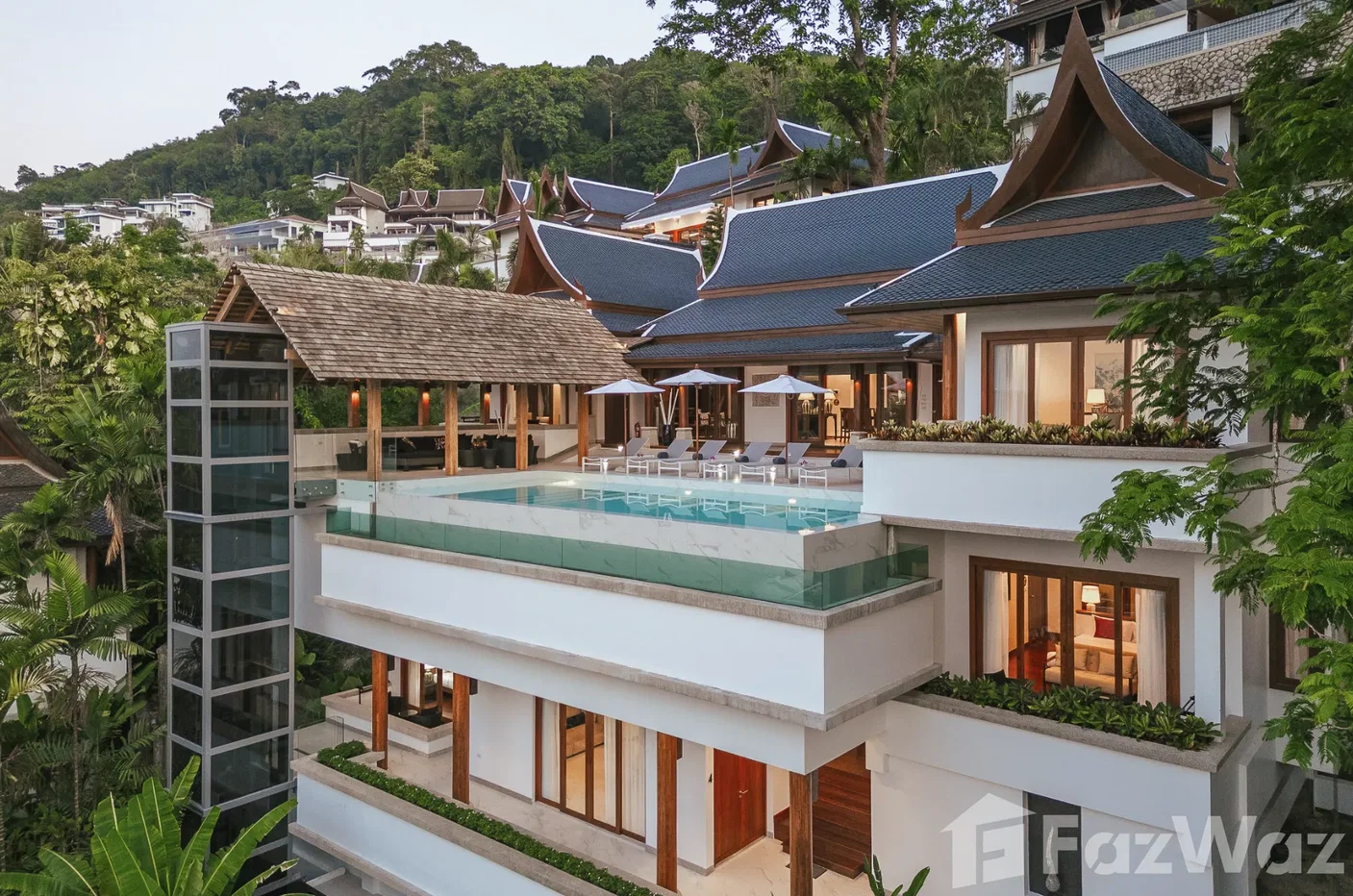 รูป วิลล่าให้เช่า 6 ห้องนอน ในโครงการ บ้านไทยสุรินทร์ฮิลล์ 6114745 - รูปที่ 3/60