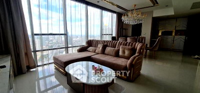 Condos for sale : 46th-Floor 2-BR 123 Sqm Condo At The Bangkok Sathorn, 100m To BTS Surasak (ID 2723288)