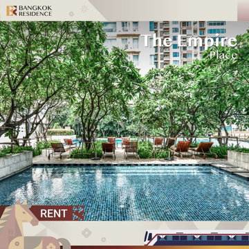  Condo For Rent Sathorn 🌇The Empire Place ใกล้ BTS ช่องนนทรี 33K, 65.21 sqm ห้องสวยชั้นสูง วิวทิศเหนือ 🌠 