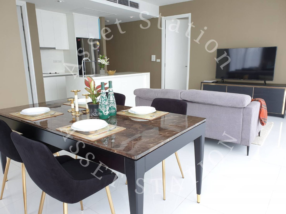 รูป 🚅ห้องว่าง 2 ห้องนอนขนาดใหญ่ ✨ Nara 9 by Eastern Star เดินทางง่าย สะดวก ‼️ ใกล้ BTS ช่องนนทรี - รูปที่ 4/14