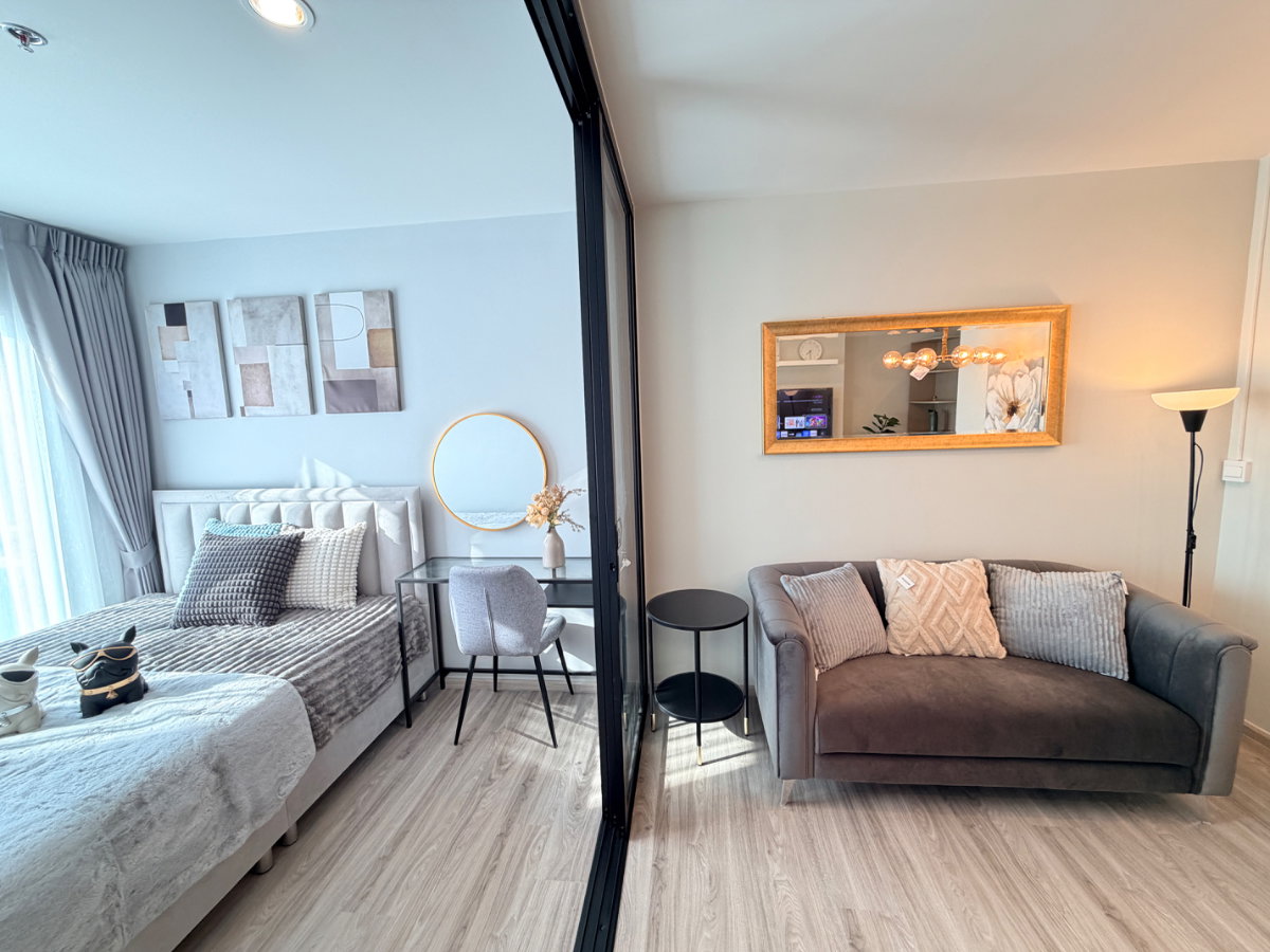 รูป 🔥 ปล่อยเช่าคอนโด Regent Home Bangna ห้องใหม่เอี่ยม ใกล้ BTS บางนาเพียง 350 เมตร! 🔥 - รูปที่ 1/22