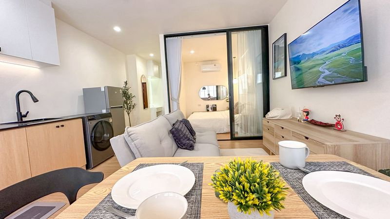 รูป 🎪คอนโดรีโนเวทใหม่ สไตล์ Modern Japandi ใจกลางทำเลทองเชียงใหม่! KN Town Condominium💎 - รูปที่ 5/20