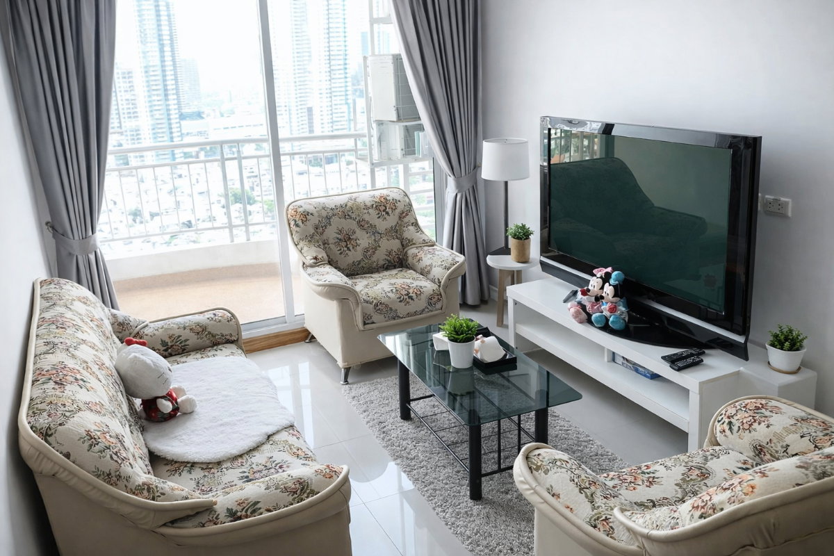 รูป 🍀🍀 Fully furnished💝 ให้เช่า📌 ศุภาลัย ริเวอร์ รีสอร์ท(Line: @rent2022)BTS กรุงธนบุรี พร้อมเข้าอยู่ 🔖A10913 - รูปที่ 5/12