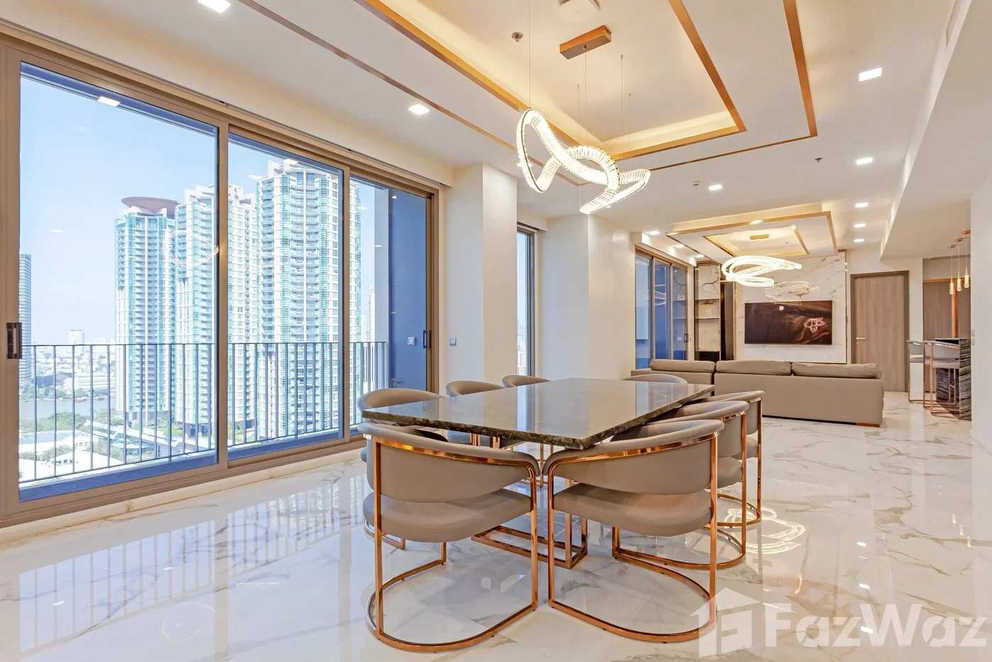 รูป ขาย คอนโด 3 ห้องนอน ในโครงการ ริทึ่ม เจริญกรุง พาวิลเลี่ยน 6115019 - รูปที่ 2/14