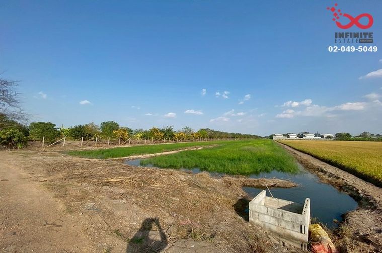 ขายที่ดิน 6 ไร่ ลาดหลุมแก้ว ปทุมธานี ถนนบางบัวทอง-สุพรรณบุรี 340 ซอยคลองโซน 6  