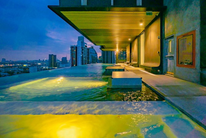 รูป #ให้เช่า คอนโด Rhythm Ekkamai  ใกล้ BTS เอกมัย | Size 80 Sqm. | 2 Beds 2 Bath | ห้องมุม Build-in ครบพร้อมเข้าอยู่ - รูปที่ 16/17
