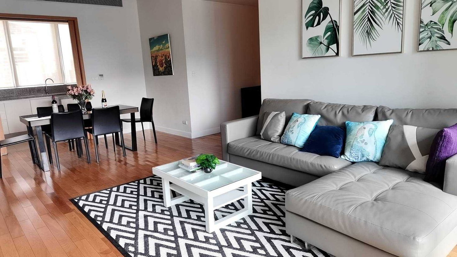 รูป LTH5604 – Millennium Residence FOR RENT 2+1 beds 2 baths Size 128 Sq.M. nearby BTS Asoke Station ONLY 70k/Month - รูปที่ 1/6