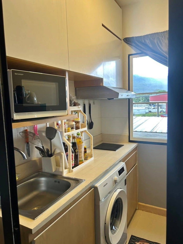 รูป ขาย ฟินน์ คอนโด 3 ใกล้โรงพยาบาลมหาราชนครเชียงใหม่ เฟอร์ฯพร้อม (C472) T.0946511456 - รูปที่ 6/11