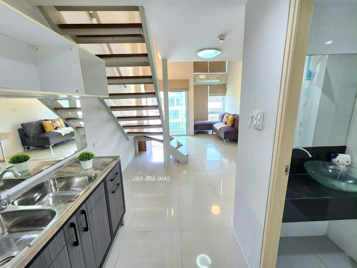 รูป 🌿🌿🌿 ให้เช่าคอนโด Latitude บางนา (( เป็นห้อง Duplex / 7999 ต่อเดือน / ห้องสวย กว้างมาก )) อยู่ซอยเดียวกับ ABAC บางนา - รูปที่ 13/17