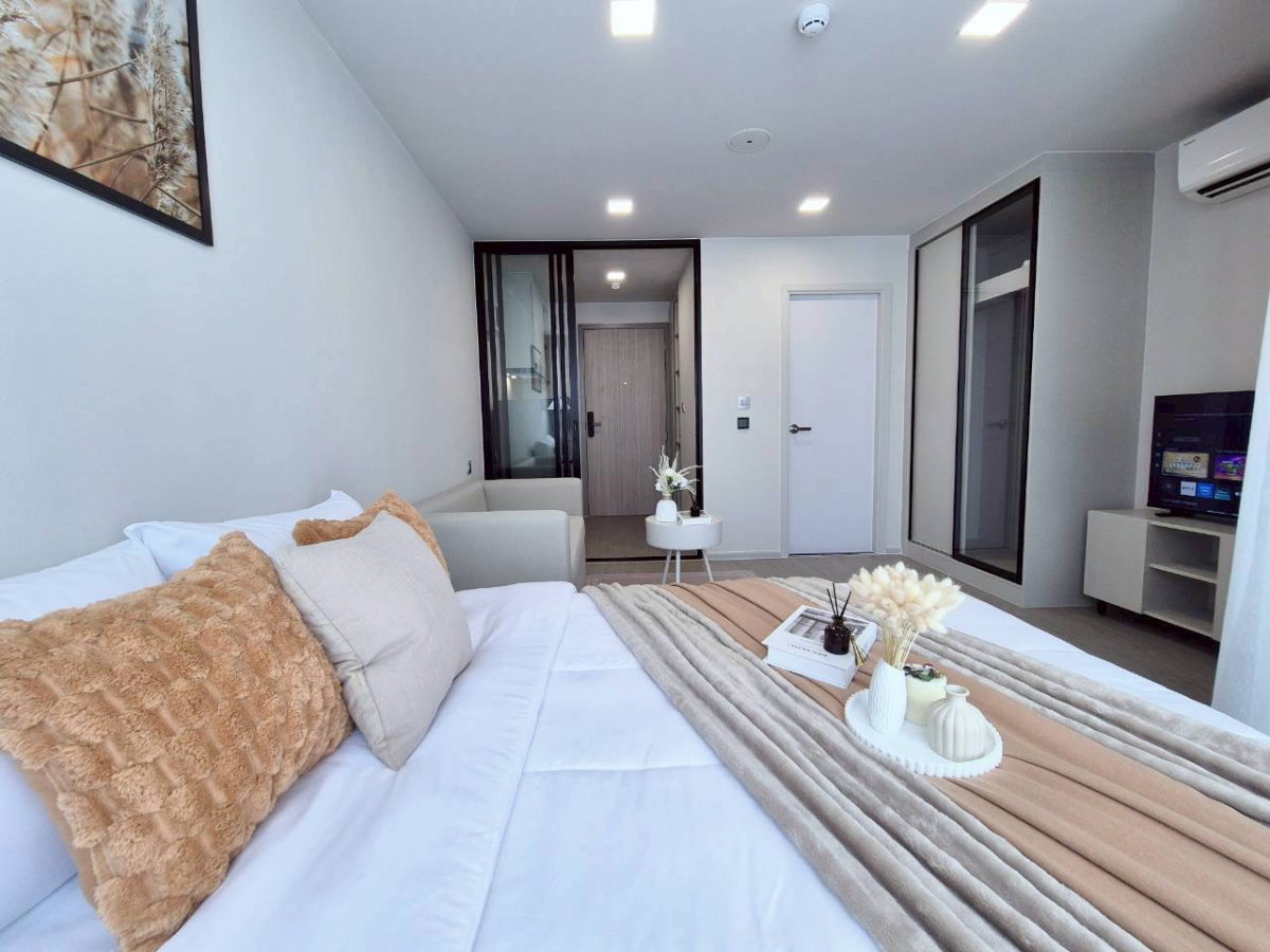 รูป ให้เช่าคอนโดแอทโมซโอเอซิสอ่อนนุช ห้องใหม่สวยตรงปกทำเลใกล้รถไฟฟ้าศรีนุช - รูปที่ 3/15