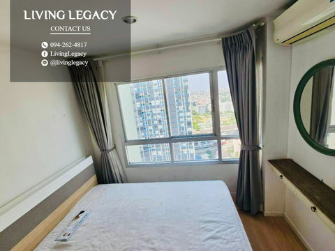 TBMAJ8 ให้เช่าคอนโด Lumpini Place Srinakarin - Huamark Station 36 ตร.ม. ชั้น 23 ตึก A line id : @livinglegacy