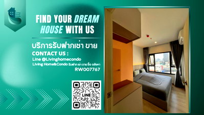 Condos for rent : For rent Life Asoke Rama 9, 2 bedrooms, corner unit, fully furnished, ready to move in. -RW007767