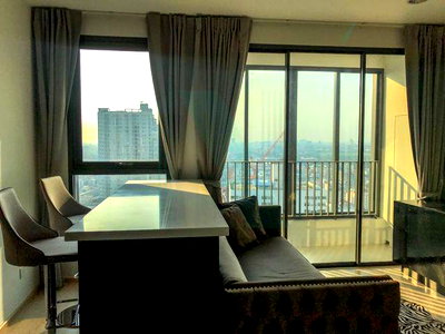 Condos for rent : 🎊 For Rent Condo IDEO Q RATCHATHEWI Building 1, Floor 27,2 bed room, Room size 47.00 sqm