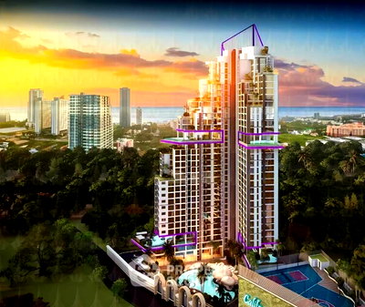 ขายคอนโด : คอนโด 2-ห้องนอน ที่ ริเวียร่า ซานต้า โมนิก้า ใกล้ เมืองพัทยา (ID 2126965)