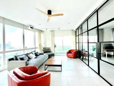 Condos for rent : LTH5630 – Millennium Residence FOR RENT 3 beds 3 baths Size 193 Sq.M. nearby BTS Asoke Station ONLY 140k/Month