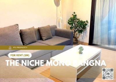 Condos for rent : For Rent ✨ The Niche Mono Bangna ✨ Fully furnished with appliances, near BTS Bangna.