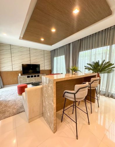 3-bed house for rent, 395.2 sqm, 98 sq wah, Bangkok Boulevard Signature Ladprao - Serithai
