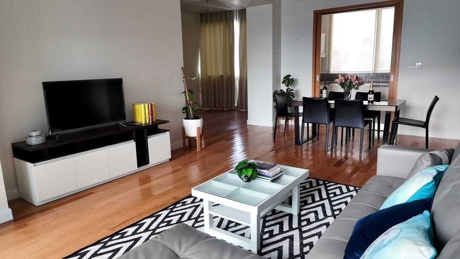 รูป LTH5604 – Millennium Residence FOR RENT 2+1 beds 2 baths Size 128 Sq.M. nearby BTS Asoke Station ONLY 70k/Month - รูปที่ 2/6