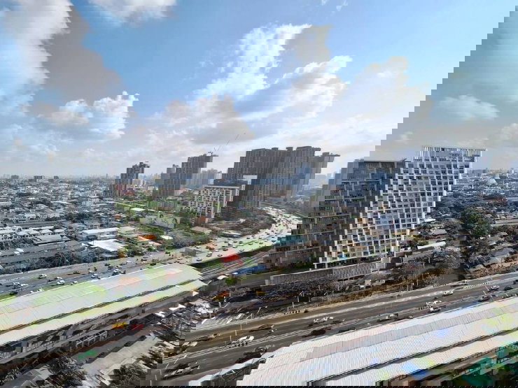 รูป ขายคอนโดติดรถไฟฟ้า วุฒากาศ 34.29 ตร.ม. จัดแบ่งพื้นที่ลงตัว วิวเมืองพร้อมเข้าอยู่ - รูปที่ 2/19