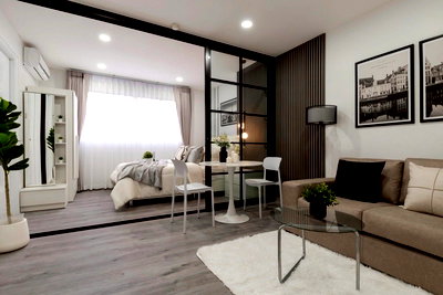 ขายคอนโด : คอนโด ลุมพินีเซ็นเตอร์ร นวมินทร์ ทำเลดี พร้อมอยู่ ราคาคุ้ม เฟอร์นิเจอร์ครบ หิ้วกระเป๋าเข้าอยู่ได้ทันที ไม่ต้องเสียเงินแต่งเพิ่ม❗️