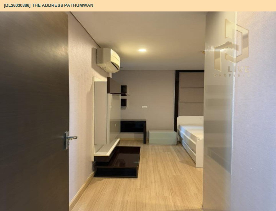 รูป DL26030886 ให้เช่าคอนโด ดิ แอดเดรส ปทุมวัน (The Address Pathumwan) ใกล้ BTS พญาไท พร้อมเข้าอยู่ โทรด่วน 0656259498 LineID @257sxzzu - รูปที่ 11/15