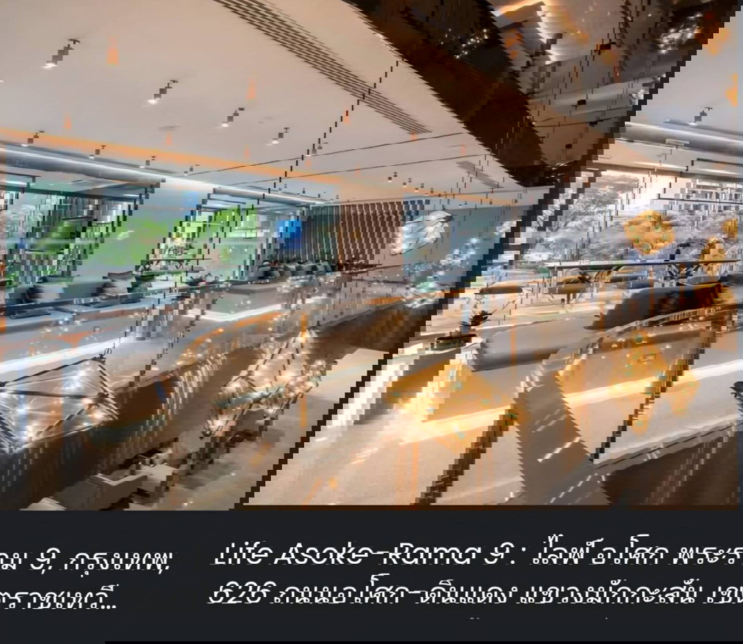 รูป ให้เช่า  ไลฟ์ อโศก พระราม9      เดินไปMRT  พระราม9 ได้ในระยะ300 เมตร - รูปที่ 13/20