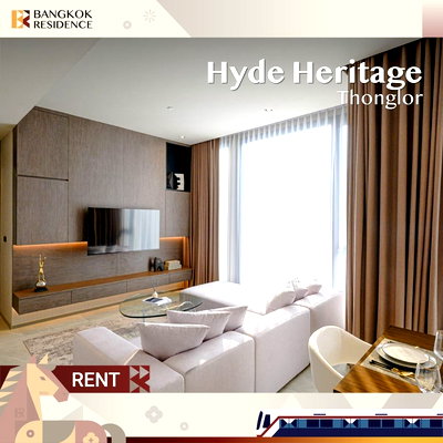 คอนโดให้เช่า : Hyde Heritage Thonglor  in Prime Bangkok, Near BTS Thonglor💎 3-Br, 160K, Rare Stunning & High Floor Unit 🌠 