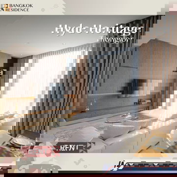 Hyde Heritage Thonglor in Prime Bangkok, Near BTS Thonglor💎 3-Br, 160K, Rare Stunning & High Floor Unit 🌠