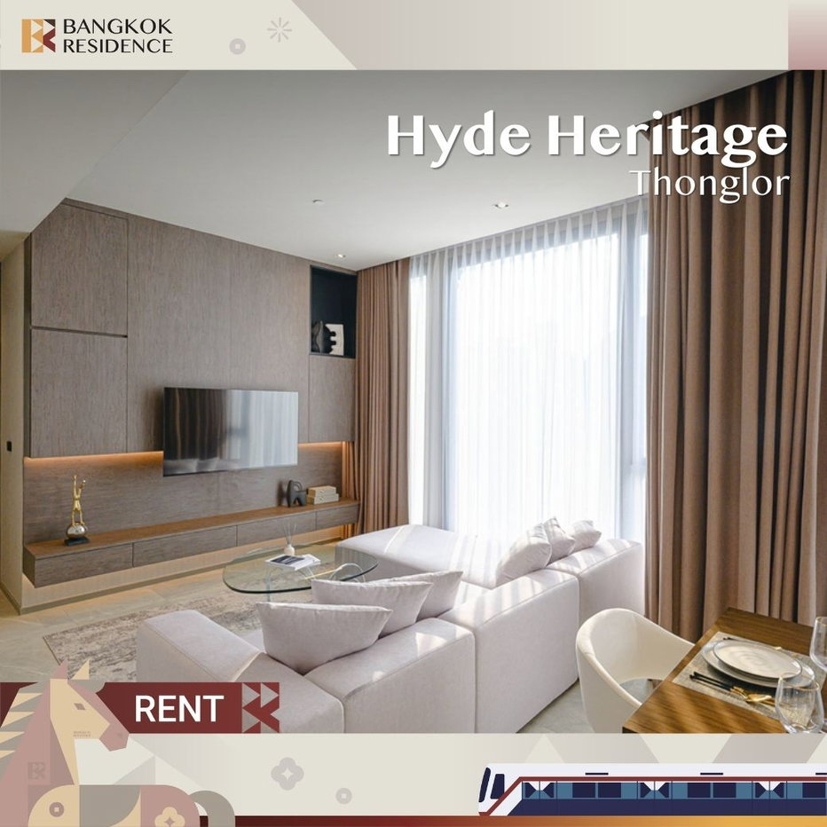 รูป Hyde Heritage Thonglor  in Prime Bangkok, Near BTS Thonglor💎 3-Br, 160K, Rare Stunning & High Floor Unit 🌠  - รูปที่ 1/10