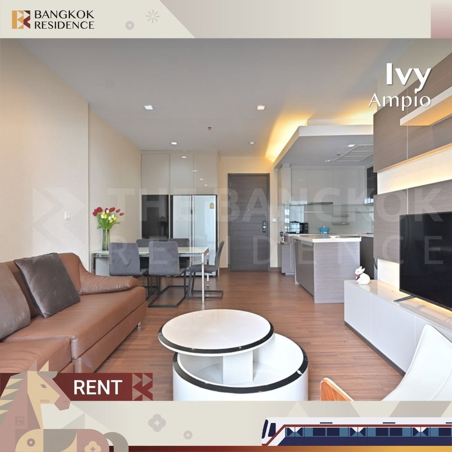 รูป Condo for rent at Ivy Ampio 🌃 ใกล้ MRT ศูนย์วัฒนธรรมฯ 2 ห้องนอน 82 ตร.ม. ห้องสวย ราคาดี 💸 - รูปที่ 1/10