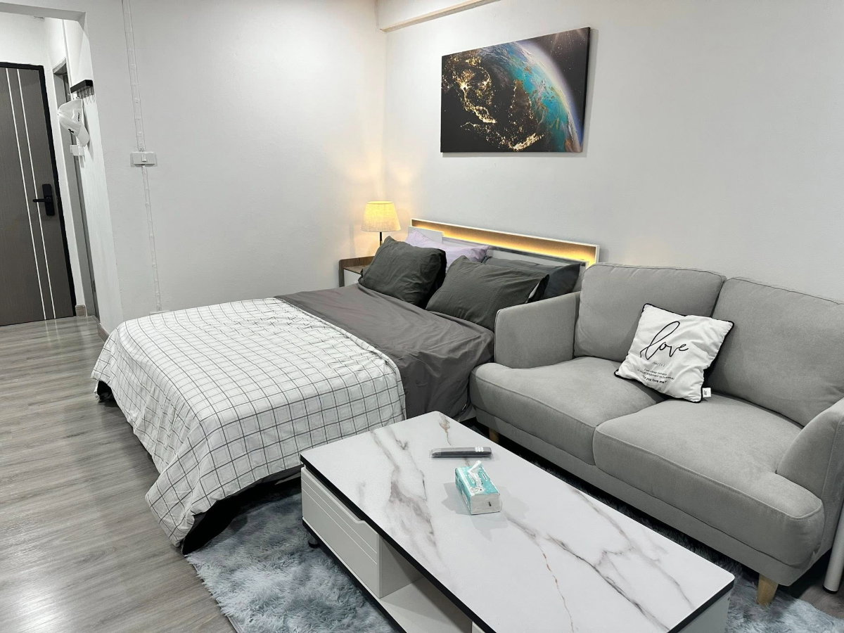 รูป ให้เช่าคอนโด SC Place ชั้น4 เฟอร์ครบ พร้อมเครื่องซักผ้า - รูปที่ 10/19