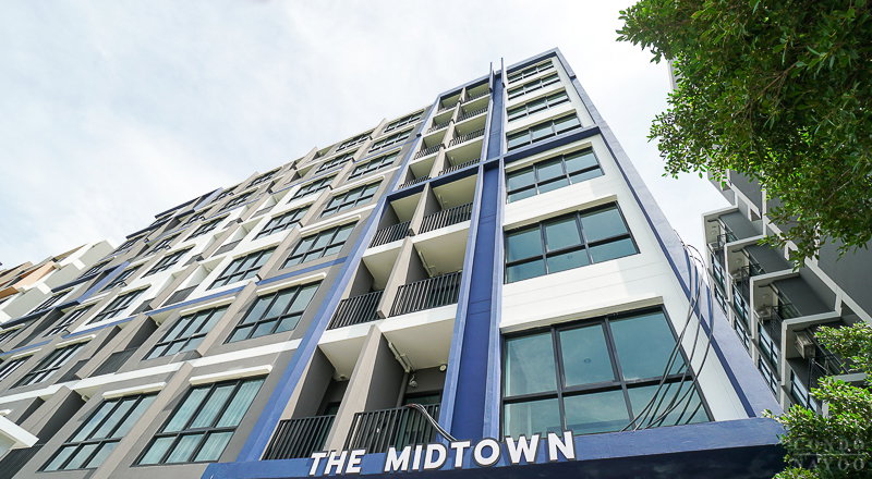 รูป เช่าคอนโด Midtown แจ้งวัฒนะ ห้องสวยพร้อมอยู่ เฟอร์ครบ ใกล้รถไฟฟ้า Line @bzproperty - รูปที่ 1/8