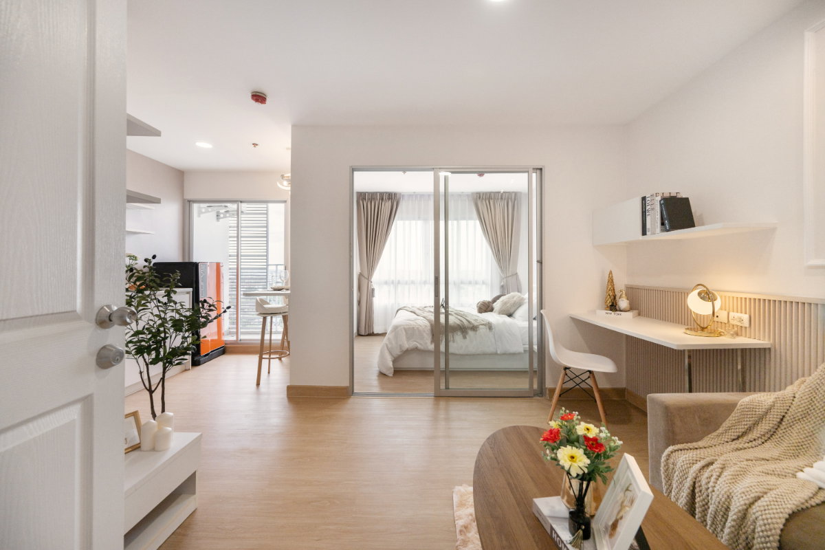 รูป เดอะทรัสต์ เรสซิเด้นซ์ ปิ่นเกล้า ชั้นสูง วิวสวย แต่งครบ _Do816 - รูปที่ 10/23