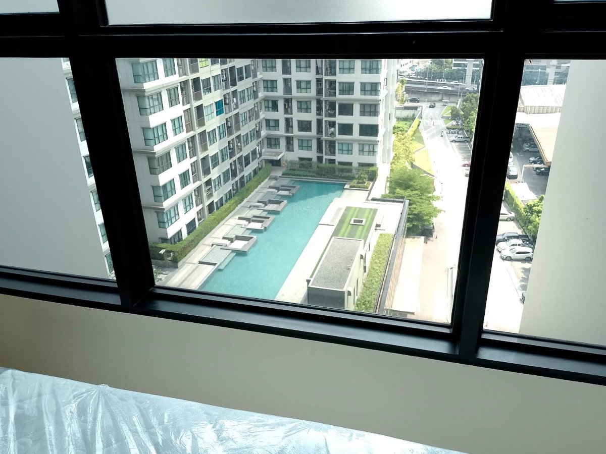 รูป 🌟ให้เช่า คอนโด เดอะเบส แจ้งวัฒนะ (The Base Chaengwattana) ชั้น 12 อาคาร A วิวโล่ง (ไม่บล็อค) เห็นสระและรถไฟฟ้า 🌟 - รูปที่ 5/10