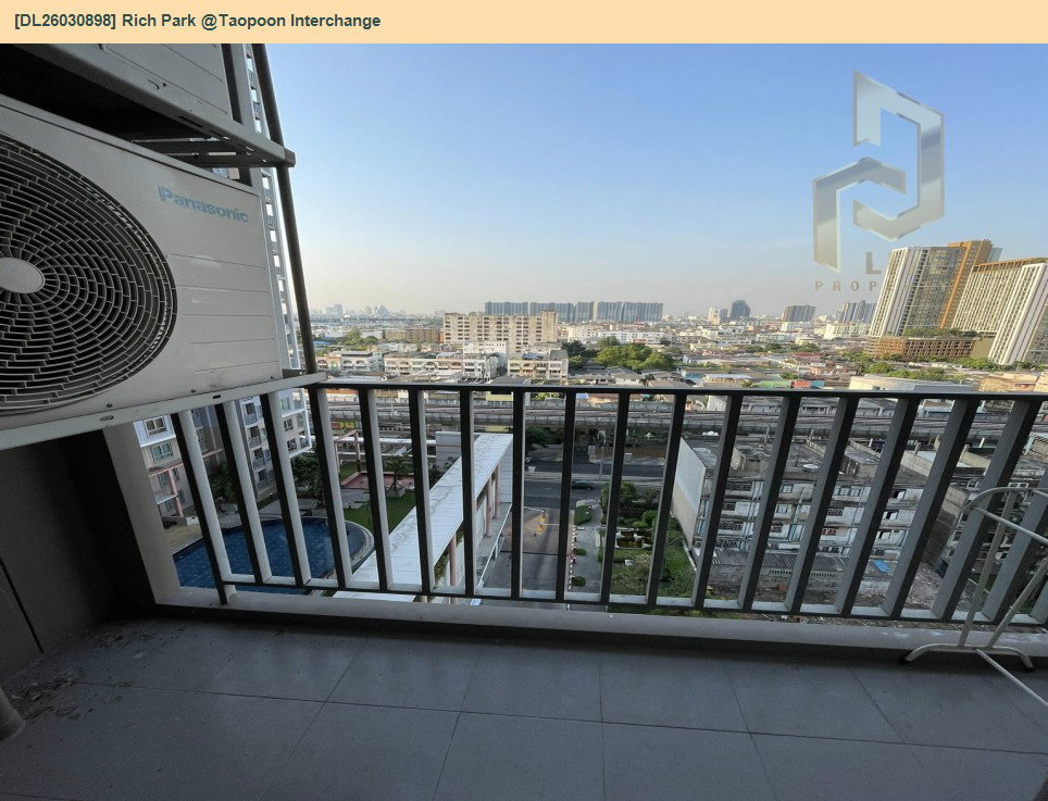 รูป DL26030898 ให้เช่าคอนโด ริชพาร์ค แอท เตาปูน อินเตอร์เชนจ์ (Rich Park @Taopoon Interchange) ใกล้ MRT เตาปูน พร้อมเข้าอยู่ โทรด่วน 0800343450 LineID @655ebbvc - รูปที่ 9/9