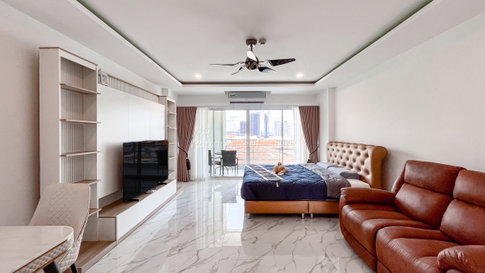 🛏️ Studio - 🛁 1 Bath - 🏙️ Sea View - 🇹🇭 COMPANY name - 🏢 View Talay 5 Jomtien Condominium Beach - Ref: VT5D19