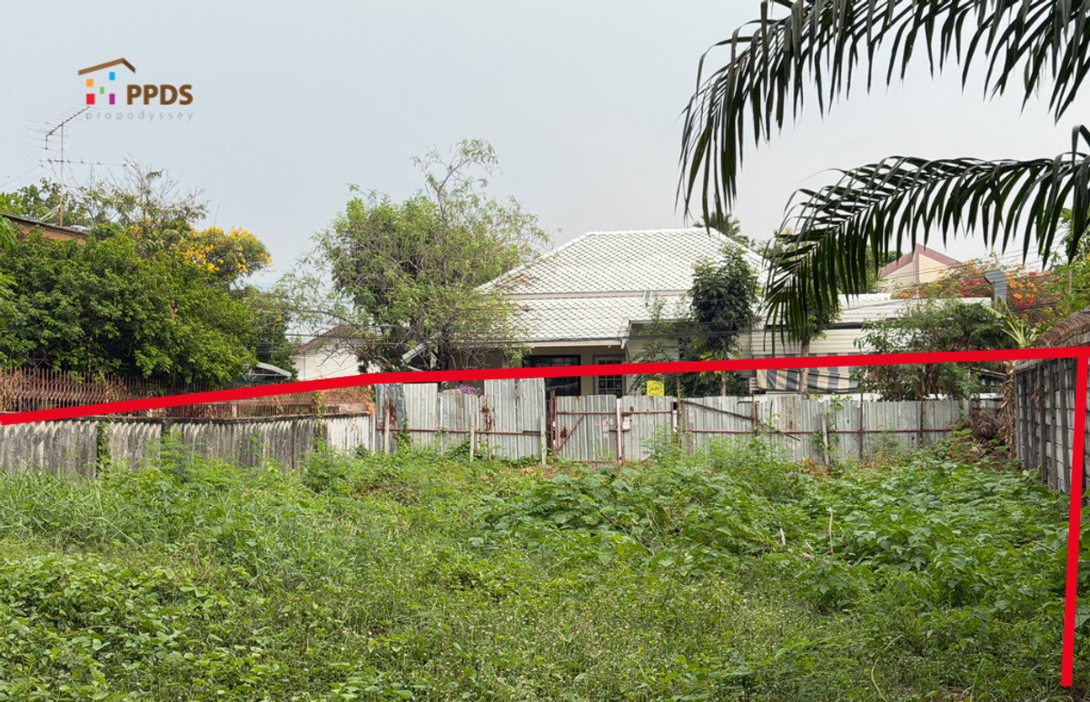 รูป ขายที่ดิน ประชาชื่น ถนนเทศบาลรังรักษ์เหนือ ไม่ลึก 99 ตารางวา เหมาะสร้างบ้าน 13.86ลบ. - รูปที่ 4/9